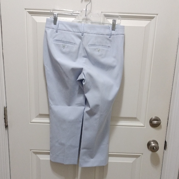 Talbots 4p Morning Glory Blue Capris - Picture 2 of 7